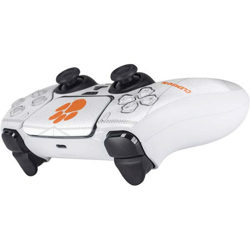 Clemson University White Jersey PS5 Controller Skin